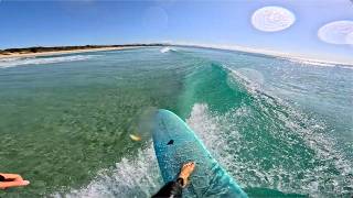 Sufing Crystal Clear Blue Water In Byron Bay [upl. by Mercy]