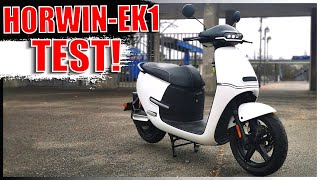 HORWINEK1 TEST ⚡ MODELL2021 ⚡ Speed  Fahrwerk  Reichweite  ERoller Review  Horwin EK1TEST [upl. by Annalise]