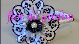 Tiara com bicos bordados e fitas DIY Tiara with embroidered beaks [upl. by Susanetta]