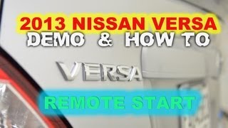 Nissan Versa 2013 Remote Start amp Keyless entry by AutoToyscom VIPER [upl. by Eissoj]