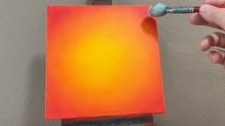 The KEY to Blending Acrylic Paint on Canvas [upl. by Lore910]