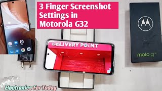 Moto G32 Screenshot kaise le Screenshot Settings Motorola G32 [upl. by Norred]