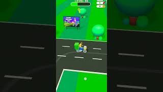 Bicyclic newspaper game  newspaper  bicycle youtubeshorts viralvideo [upl. by Aynatahs]