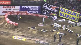 AMA SuperCross Oakland 2016 450 class main [upl. by Yrrah732]