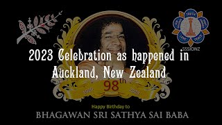 SSSIONZ 98th Birthday Celebrations of Sri Sathya Sai Baba  Auckland New Zealand 23 Nov 2023 [upl. by Ahsinid541]