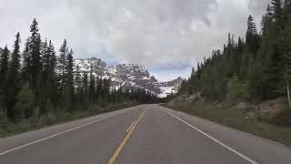 Icefields Parkway  Lake Louise to Bow Lake [upl. by Ymer]