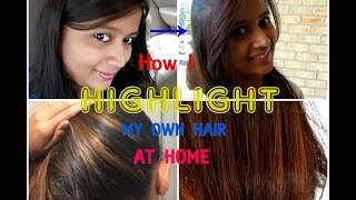 How to highlight your own hair at home with Garnier Nutrisse  ItsSupriyasLife [upl. by Ait]