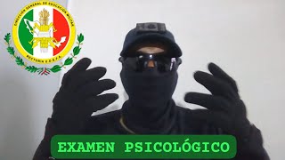 Examen Psicológico Sistema Educativo Militar [upl. by Aklog]