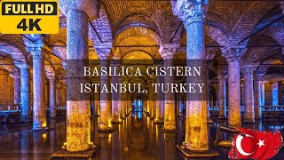 Basilica Cistern Istanbul Turkey 🇹🇷 4K walking tour [upl. by Asiole]