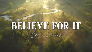 CeCe Winans  BELIEVE FOR IT Lyric [upl. by Eidnalem882]