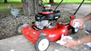 How To Start A Mower Thats Been Sitting [upl. by Rather]