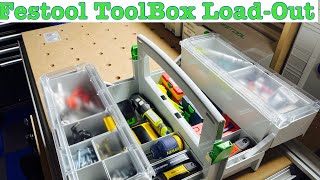 Festool Systainer Sys StorageTool Box loadout [upl. by Friedberg]