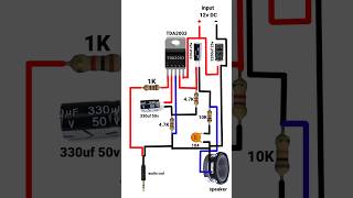 TDA 2003 amplifier circuit boardamplifier amplifierboard shorts [upl. by Yajeet101]