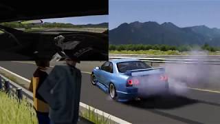 Assetto corsa Drift playground R33GTST VR Vive [upl. by Lisle]