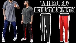 WHERE TO BUY RETRO TRACK PANTS [upl. by Etnauj66]