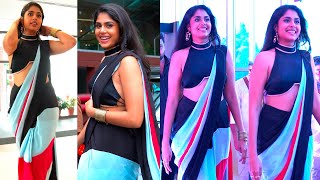 Actress Faria Abdullah Gorgeous Look On Black Saree  Mathu Vadalara 2  New Telugu  Filmyfocuscom [upl. by Shirlee912]