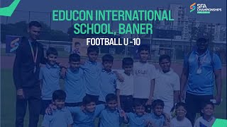 In focus Educon International School  U10 Football  SFA Championships sportsforall [upl. by Idnat]