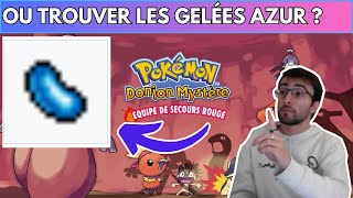 POKEMON DONJON MYSTÈRE ÉQUIPE DE SECOURS ROUGE  BLEU  COMMENT  OU TROUVER DES GELÉES AZUR [upl. by Troxell]