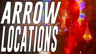 Der Eisendrache All Arrow Locations  How To Get All 4 Arrow Types Black Ops 3 Zombies [upl. by Brie]