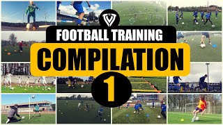 COMPILATION 1  FOOTBALL  SOCCER  TRAINING  EXERCISES  U8  U9  U10  U11  U12  U13  U14 [upl. by Ursulina347]