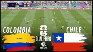 COLOMBIA vs CHILE Eliminatorias Sudamericanas 2024 Partido Completo Simulación y Predicción [upl. by Eahsel]