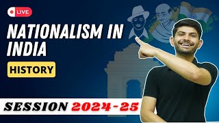 Nationalism in INDIA  Live Poll Session MIQs and PYQs  History Class 10 202425 [upl. by Yrtnahc]