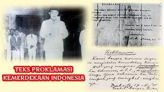 Bunyi Teks Proklamasi Kemerdekaan Republik Indonesia  Naskah Proklamasi [upl. by Harbert919]