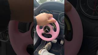 Kleinste Lenkrad der Welt 🤯 Probefahrt auto mercedes amg lenkrad bobbycar [upl. by Bab]