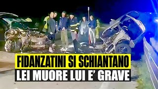 FIDANZATINI SI SCHIANTANO IN AUTO LEI MUORE A 17 ANNI LUI È GRAVE LINCIDENTE A CAMPOBASSO [upl. by Nosnar]