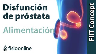 Alimentación nutrición y consejos dietéticos para la disfunción de próstata [upl. by Nosidam]