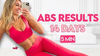 Everyday 100 Rep Abs Challenge for Results  14 Days 5 min [upl. by Nitsa568]