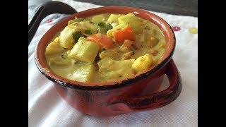 Easy Veg Coconut Curry Recipe  How to make coconut curry [upl. by Ajiram]