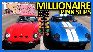 Forza Horizon 5  Millionaires Pink Slip Drag Car Challenge [upl. by Kolosick]