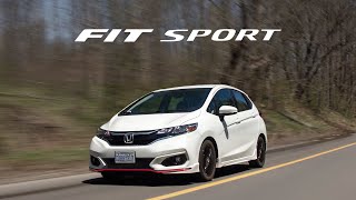 2018 Honda Fit Sport Review  Back to Basics [upl. by Ogaitnas]