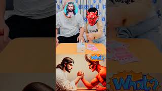 Jesus vs Satan 👿deus yeshu catholic god dios viral jesus christ fy foryou shorts [upl. by Ramona]