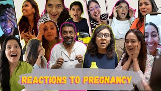 HOW OUR FRIENDS AND FAMILY REACTED TO THE NEWS OF OUR PREGNANCY  Pregnancy Reactions  Aanam C [upl. by Flita861]