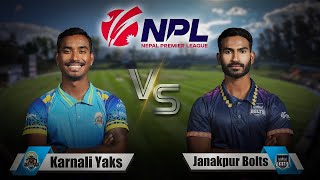 NPL Highlights  Janakpur Bolts vs Karnali Yaks [upl. by Ennovoj]