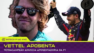 Sebastian Vettel Anuncia Aposentadoria da F1 [upl. by Olinad615]