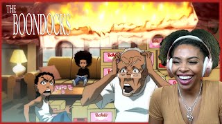 BREAKING GRANDDAD  THE BOONDOCKS SEASON 4 EPISODE 3 REACTION [upl. by Blackman]