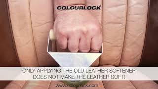 HOW TO SOFTEN OLD LEATHER  COLOURLOCK [upl. by Euhsoj381]