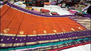 Chickpet Bangalore pure handloom Silk sareesByrappa Silks single saree courier available [upl. by Cassiani]