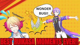 Comical Ruikasa moments Rui throws a caterpillar at Tsukasa and more [upl. by Nniroc927]