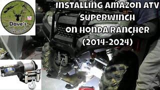 Upgrade Your Ride Add Amazon Super Winch To Your Honda Rancher 20142024 [upl. by Ayhtin530]