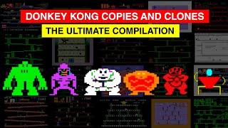 DONKEY KONG CLONES AND COPIES  the ultimate compilation [upl. by Berne]