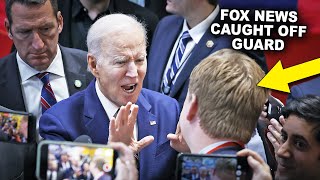 BIDEN CONFRONTS FOX NEWS WEASEL [upl. by Dorca]