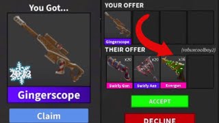 What Do People Trade For The NEW Gingerscope MM2 [upl. by Elsy463]