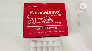 Paracetamol 500mg Tablet UsesParacetamol Tablet 500mgParacetamol PharmacologyParacetamol toxicity [upl. by Einna915]