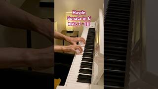 Haydn Piano Sonata No 2 in C Major Hob XVI 7  III Finale Allegro excerpt [upl. by Keegan]