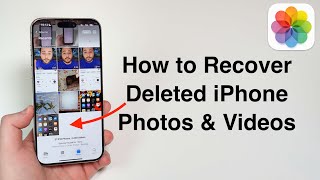 How To Recover Deleted iPhone Photos and Videos  Even Deleted From Trash [upl. by Annait17]