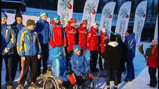 Cross Country Relay  Prize Giving Ceremonies  Sollefteå 2013 IPC [upl. by Ecilayram922]